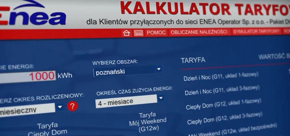Kalkulator Zużycia Prądu ENEA - Oblicz Koszty Energii z Kalkulatorem Zużycia Prądu ENEA