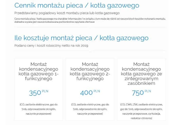 Kocioł Gazowy Cena - Montaż i Koszty Przyłącza Gazowego oraz Cena Kotle Gazowego