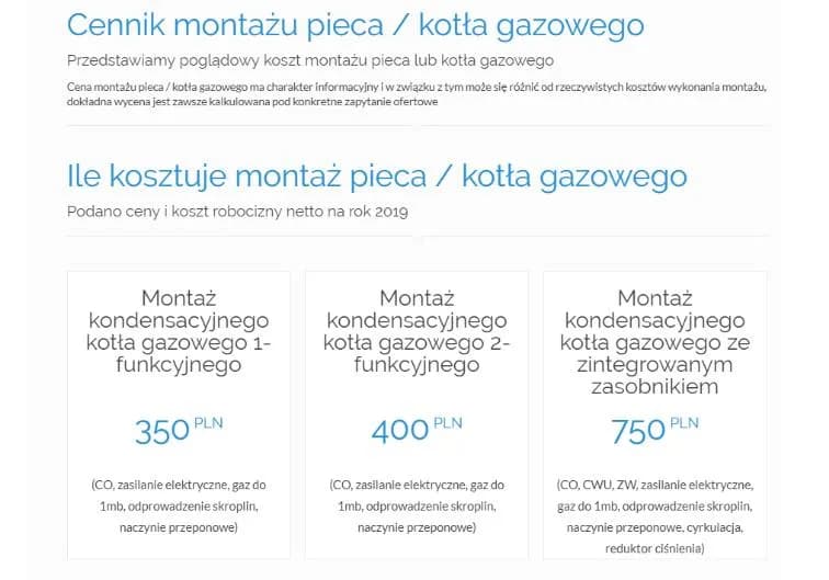 Kocioł Gazowy Cena - Montaż i Koszty Przyłącza Gazowego oraz Cena Kotle Gazowego